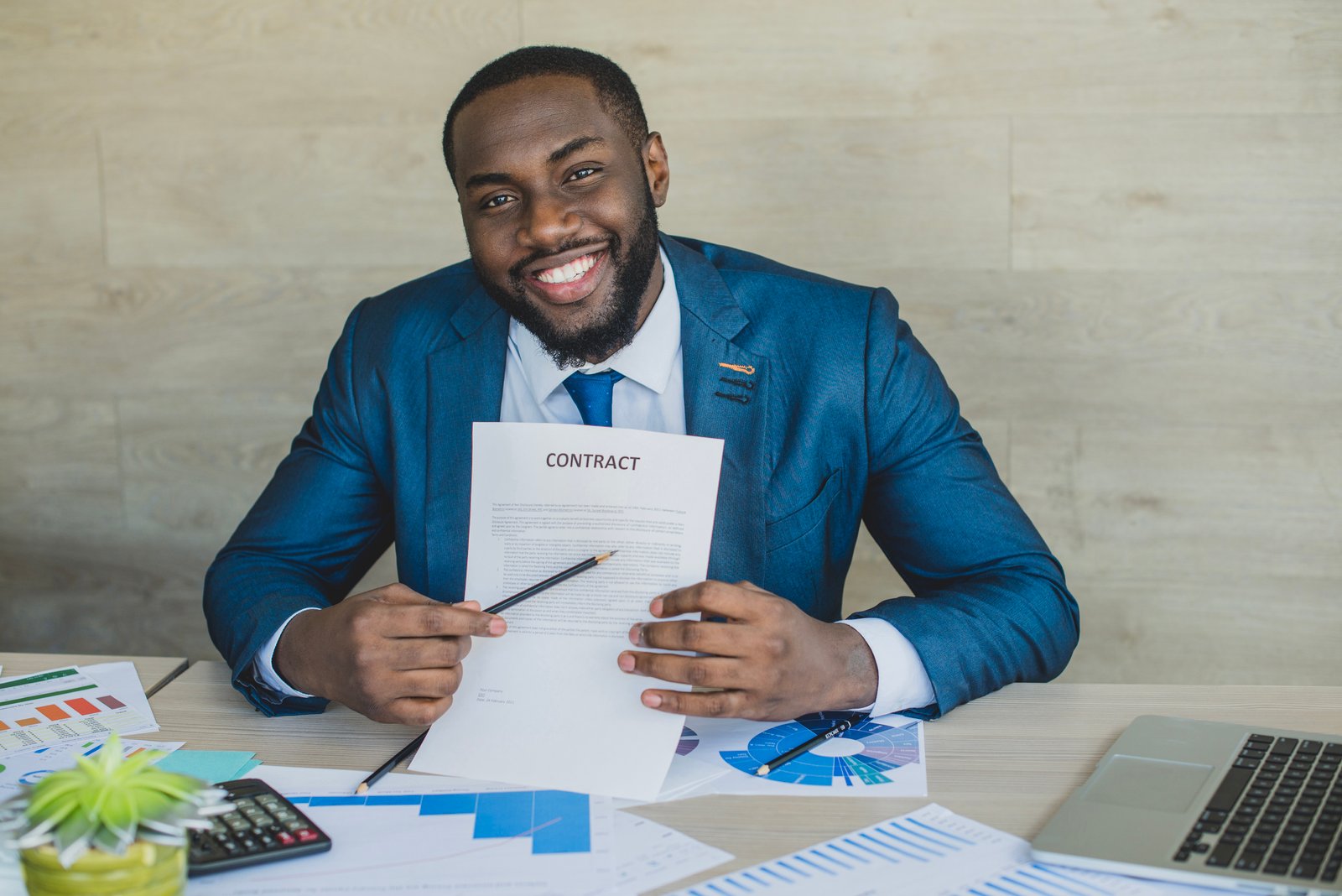 Professional legal team in modern office